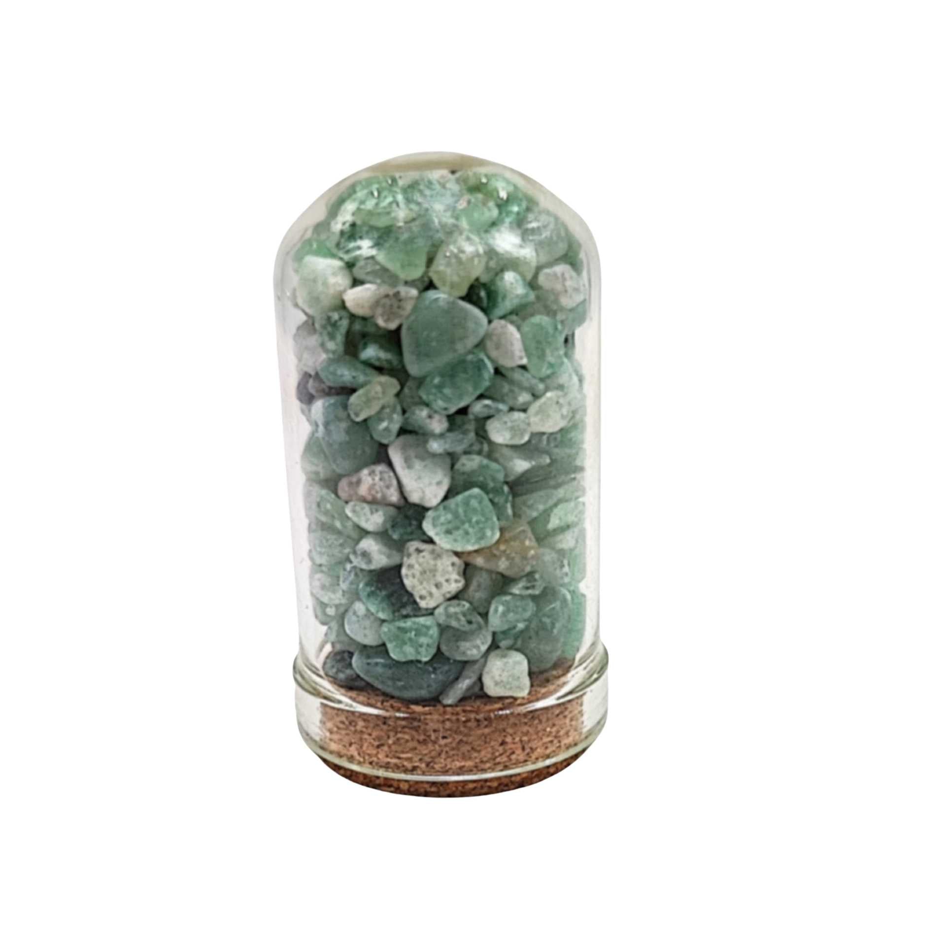 Home Decor -Small Decorative Bell -Green Aventurine -15ml -Gemstone Bell -Aromes Evasions 