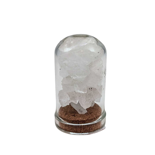 Home Decor -Small Decorative Bell -Himalaya Salt -15ml -Crystal Specimen -Aromes Evasions 