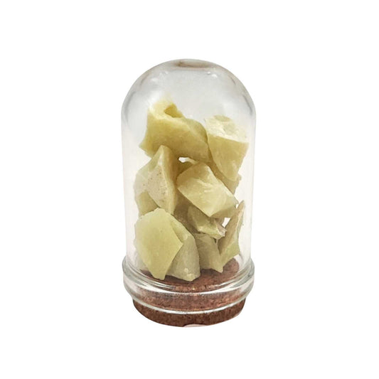 Home Decor -Small Decorative Bell -Lemon Quartz -15ml -Crystal Specimen -Aromes Evasions 