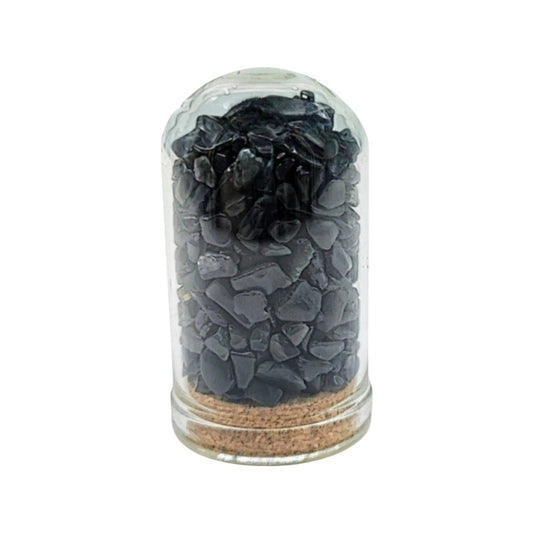 Home Decor -Small Decorative Bell -Obsidian -15ml -Gemstone Bell -Aromes Evasions 