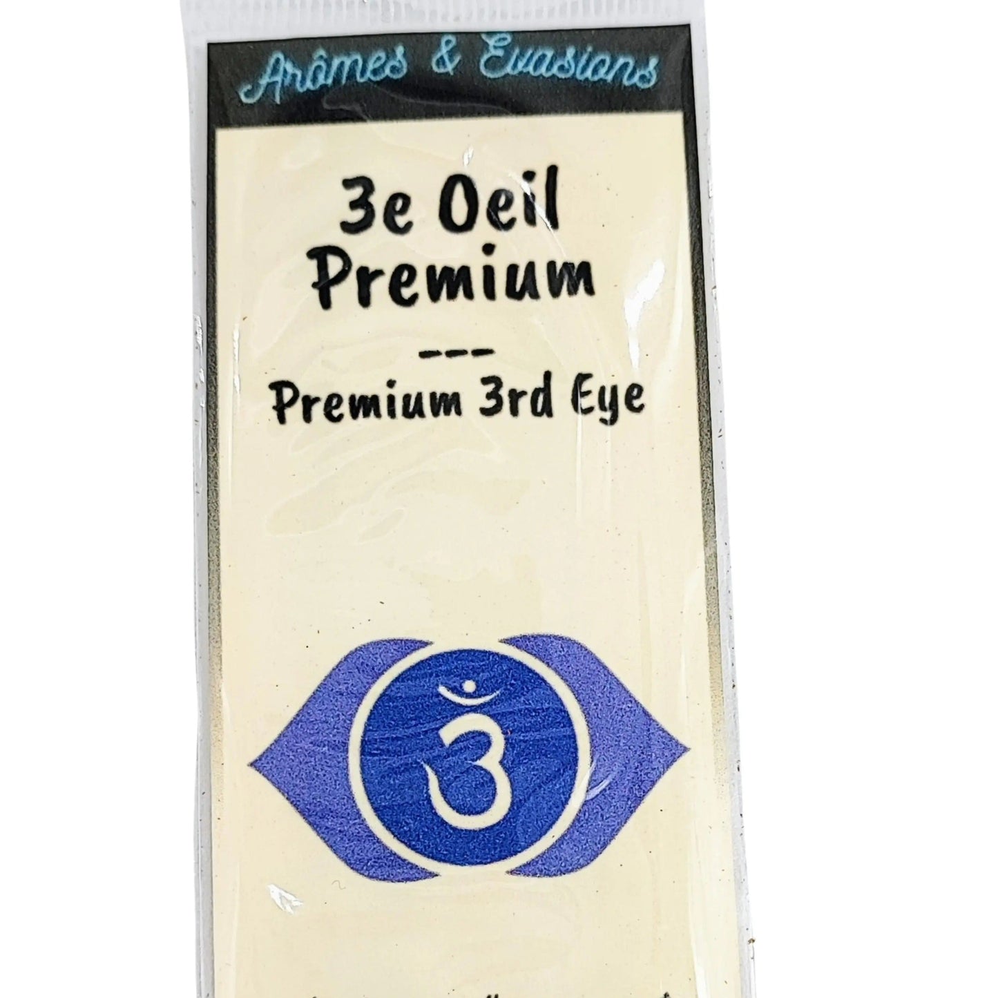 Incense Box -Premium Collection -3rd Eye -5 Masala Sticks -Premium Collection -Aromes Evasions 