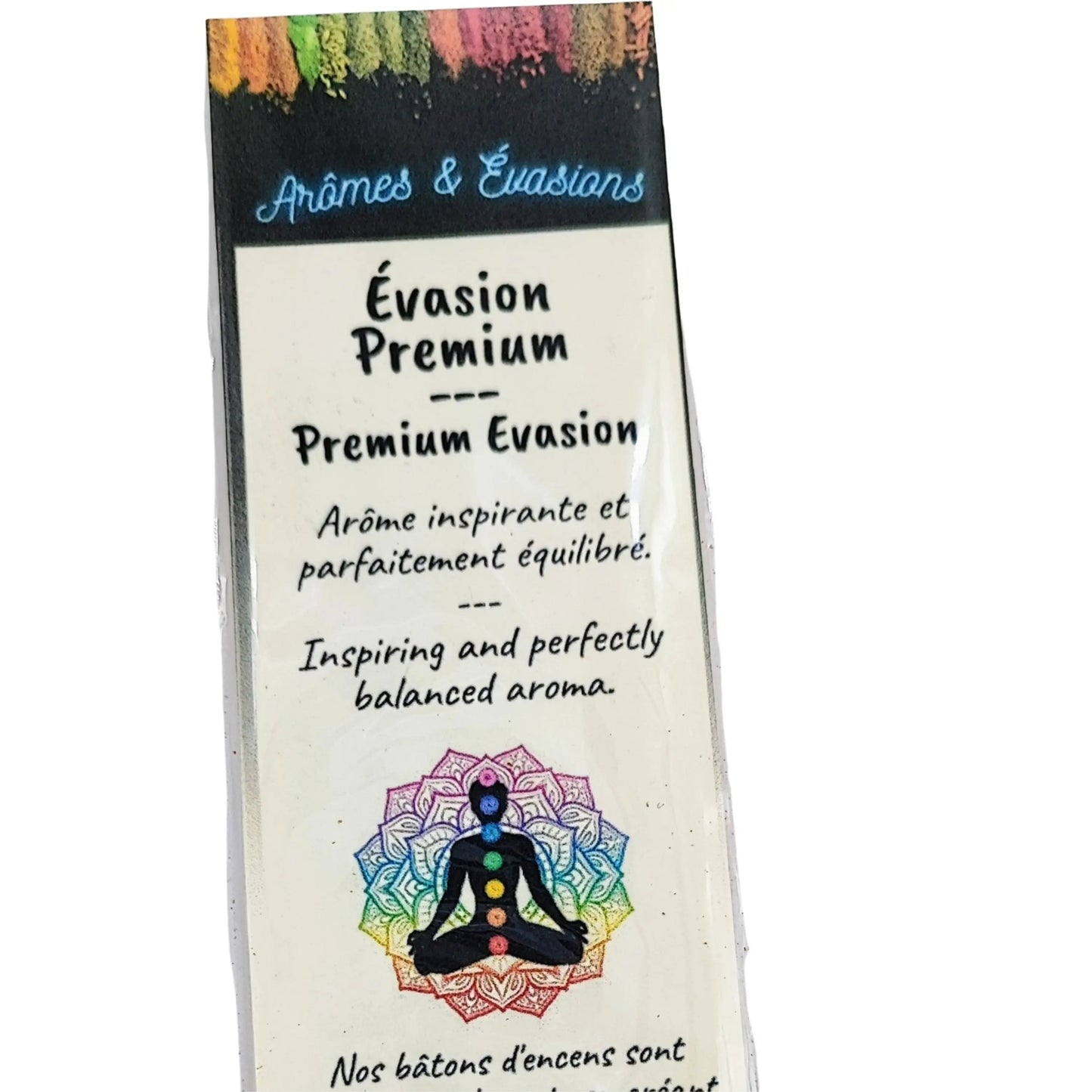 Incense Box -Premium Collection -Evasion -5 Masala Sticks -Premium Collection -Aromes Evasions 