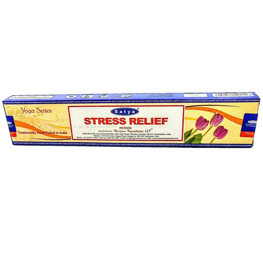 Incense Box -Satya -Stress Relief -Yoga Series -15g -Incense Sticks -Aromes Evasions 