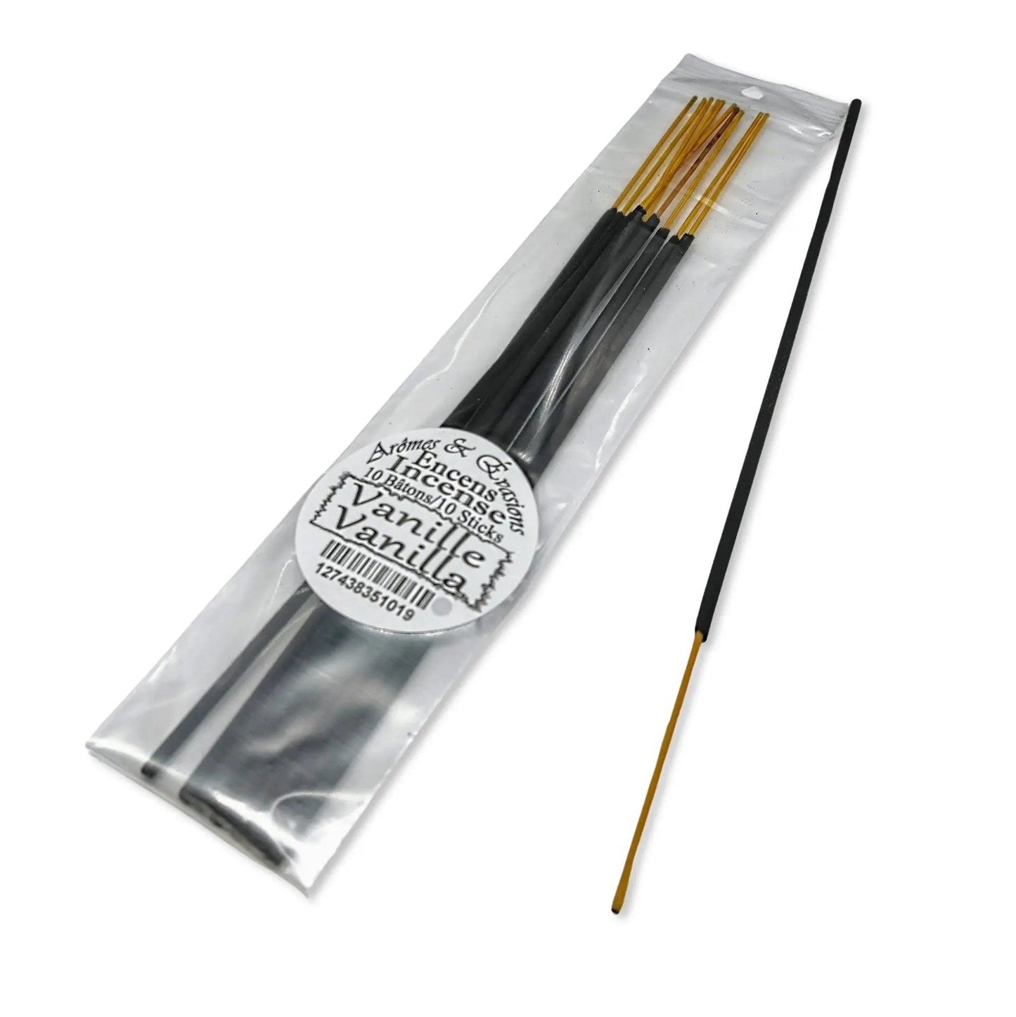 Incense Box -French Vanilla -10 Sticks -Sweet Scent -Aromes Evasions