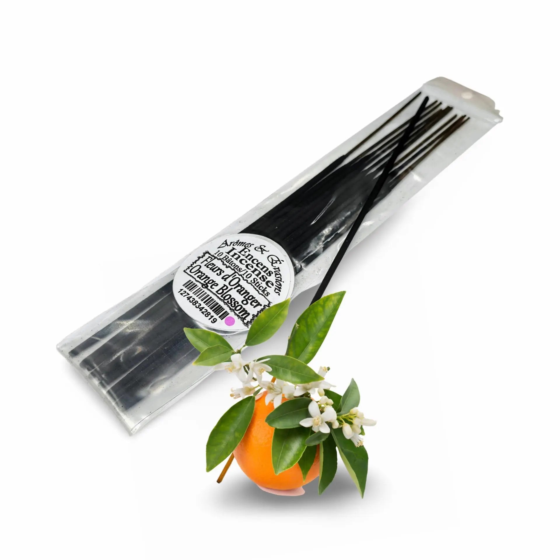 Incense Box -Orange Blossom -10 Sticks -Floral Scent -Aromes Evasions