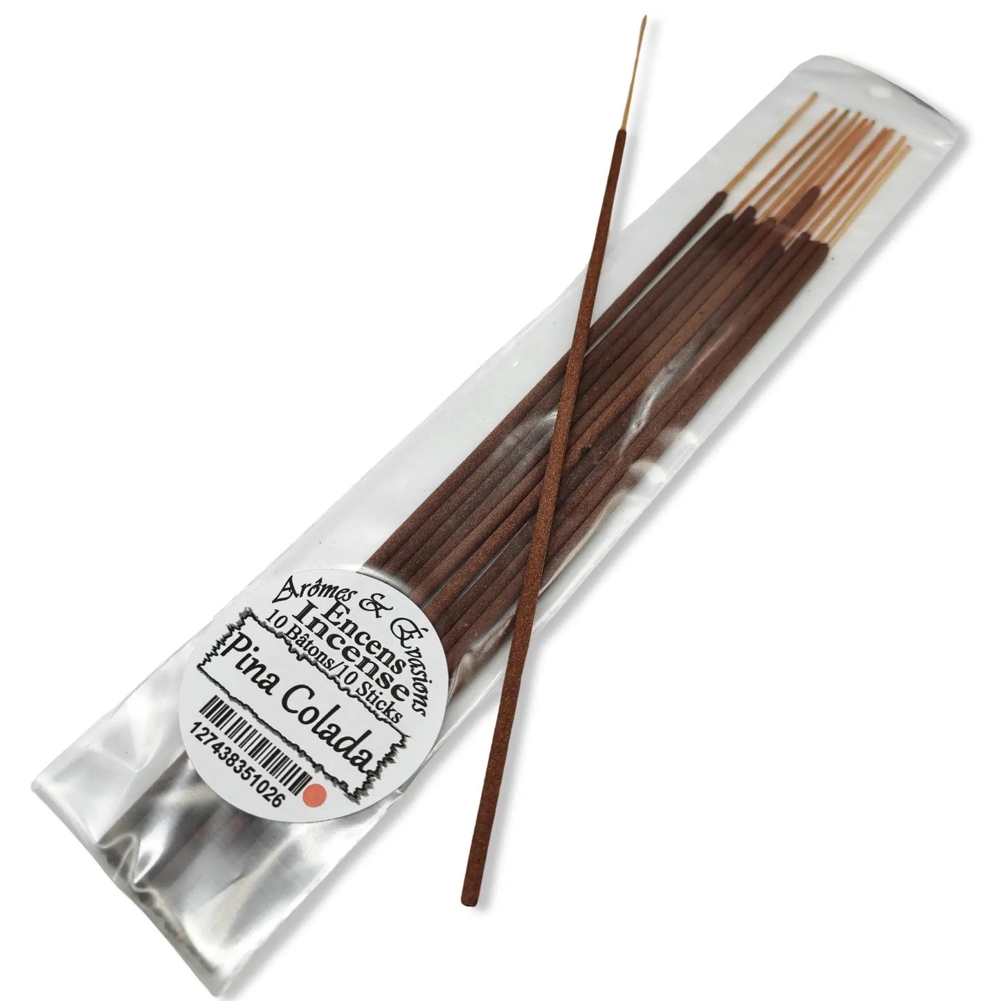 Incense Box -Pina Colada -10 Sticks -Fruity Scent -Aromes Evasions