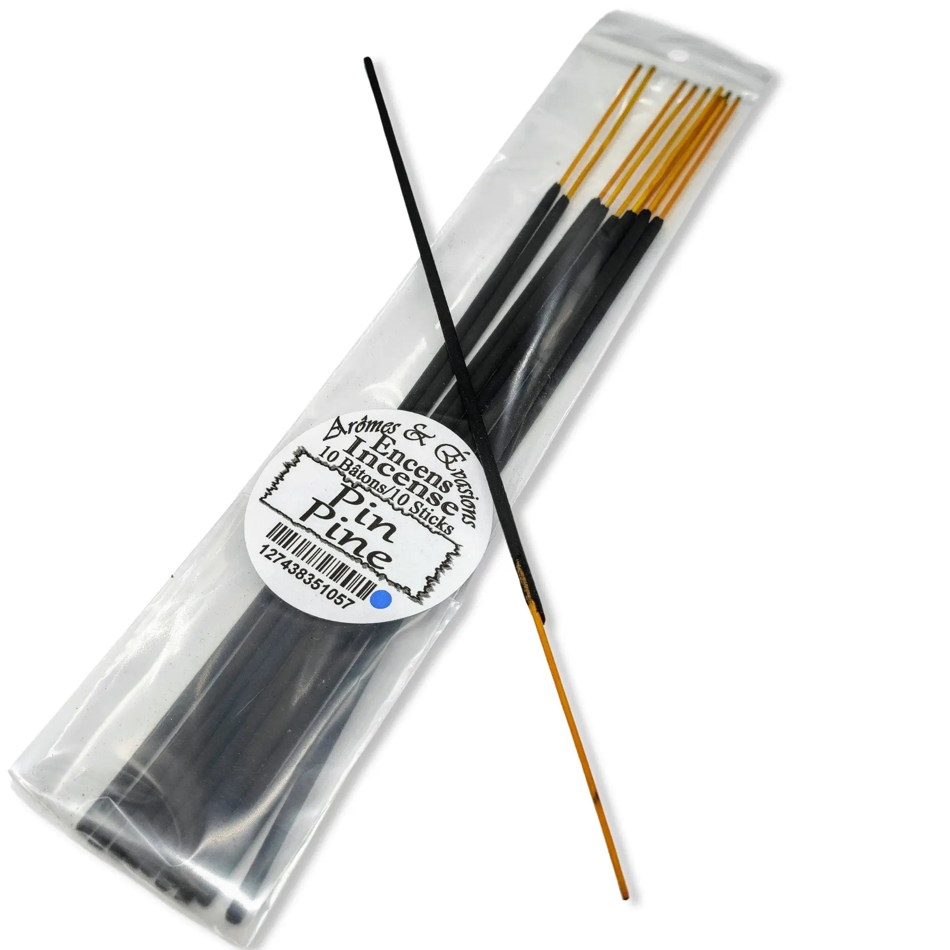 Incense Box -Pine -10 Sticks -Woody Scent -Aromes Evasions