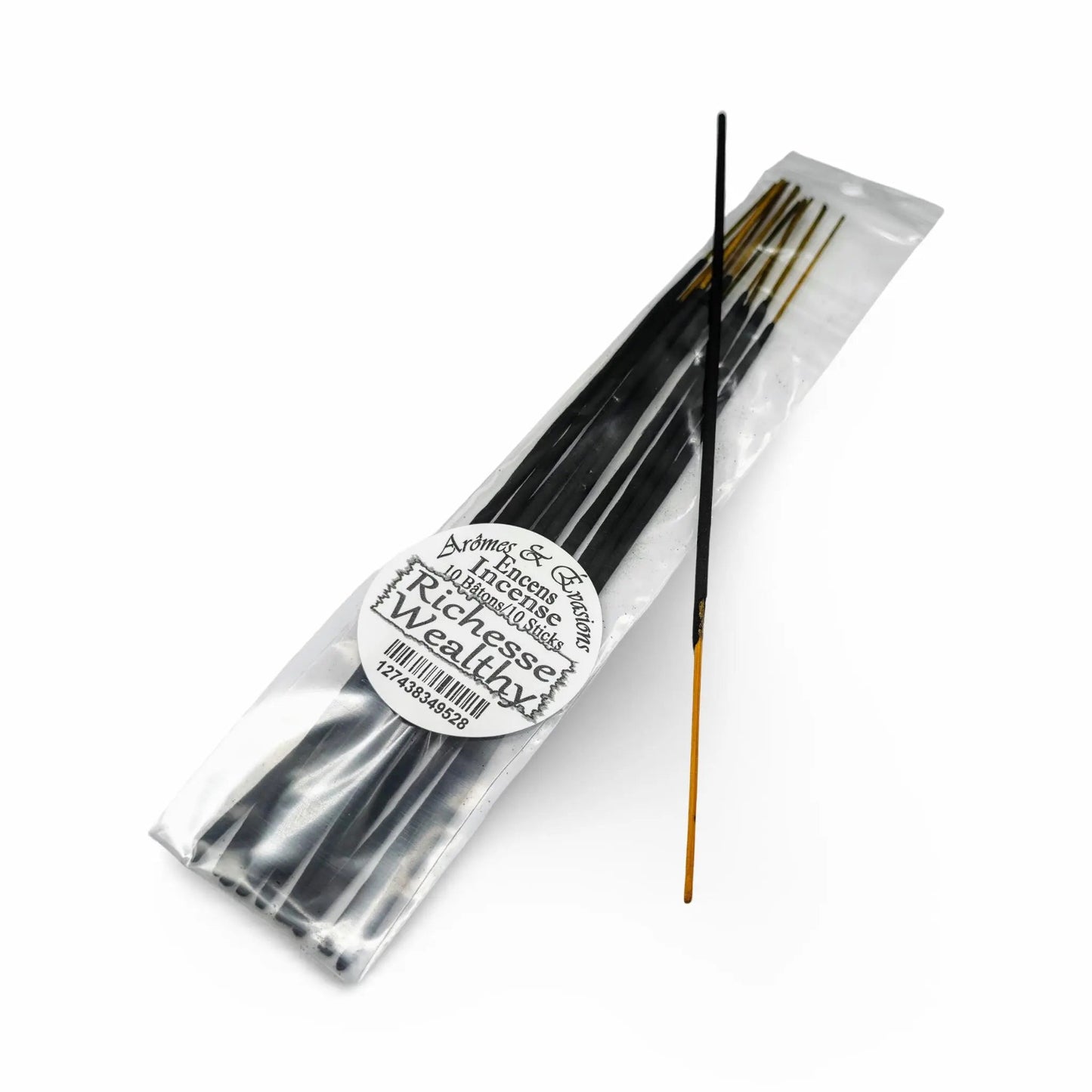 Incense Box -Wealthy -10 Sticks -Floral Scent -Aromes Evasions