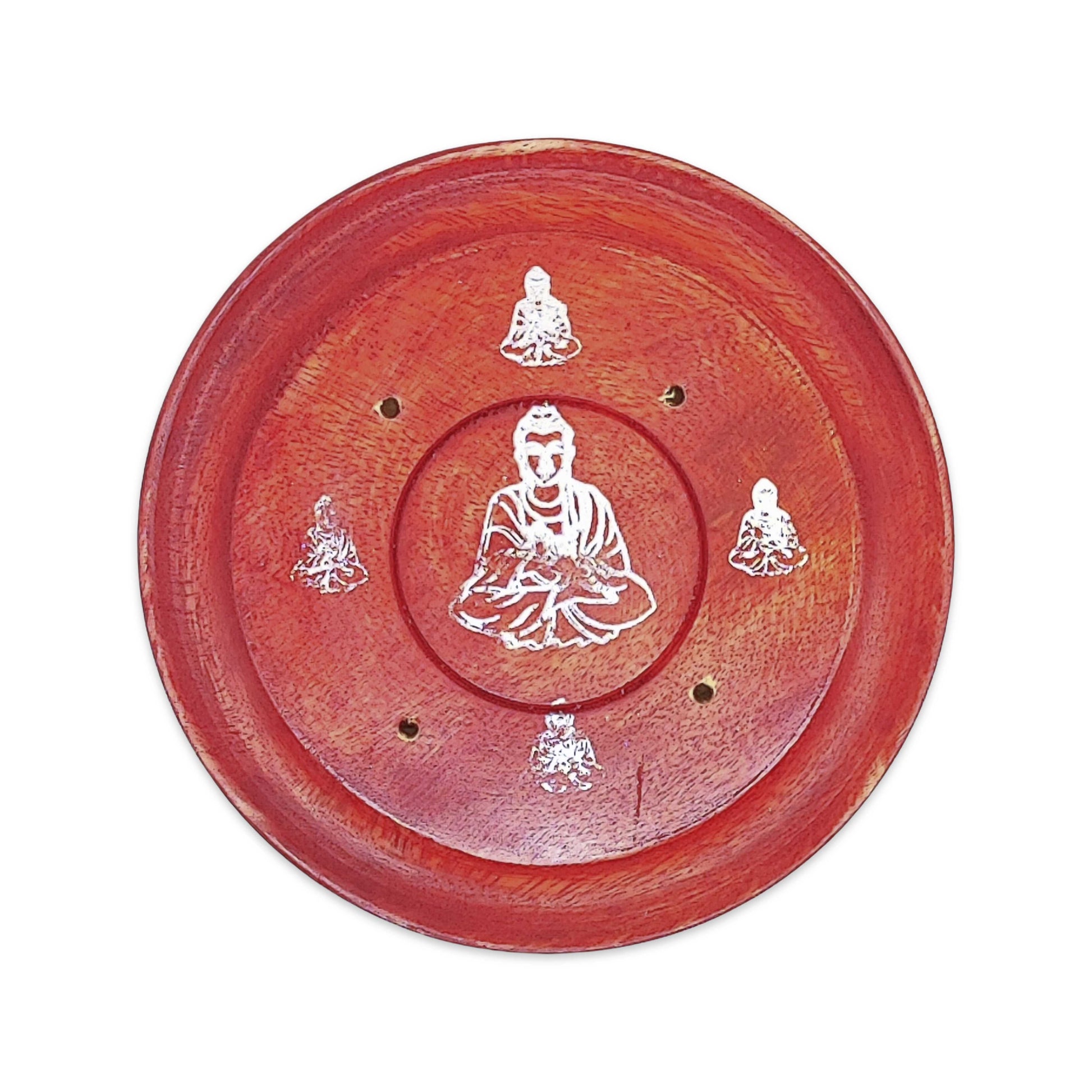 Incense Burner -Sticks -Mango Wood -Assorted Design Plates -Sticks & Cones -Aromes Evasions 