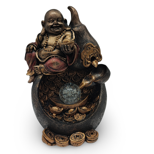 Incense Burner -Backflow -Happy Buddha - Arômes et Évasions