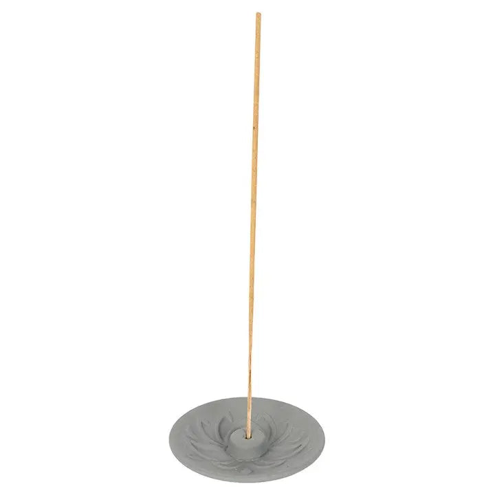 Incense Burner -Stick Holder -Terracotta -Grey Lotus -Sticks -Arômes & Évasions