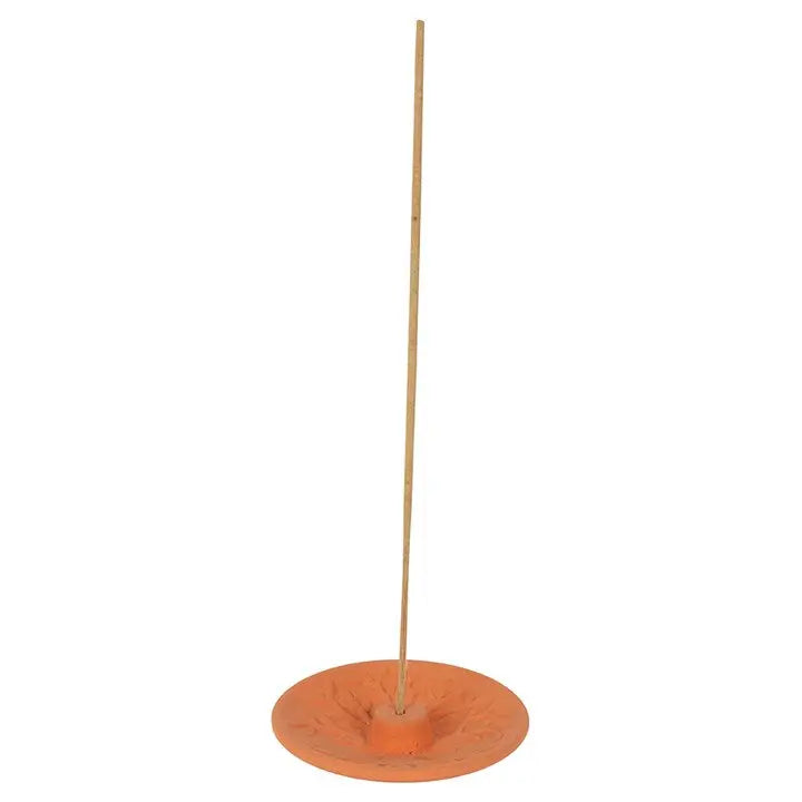 Incense Burner -Stick Holder -Terracotta -Tree of Life -Sticks -Arômes & Évasions