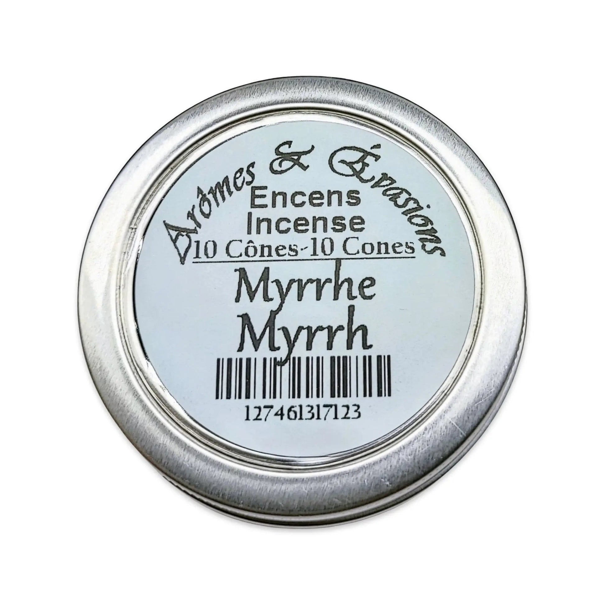 Incense Cones -Myrrh -10 Cones -Cone -Aromes Evasions 