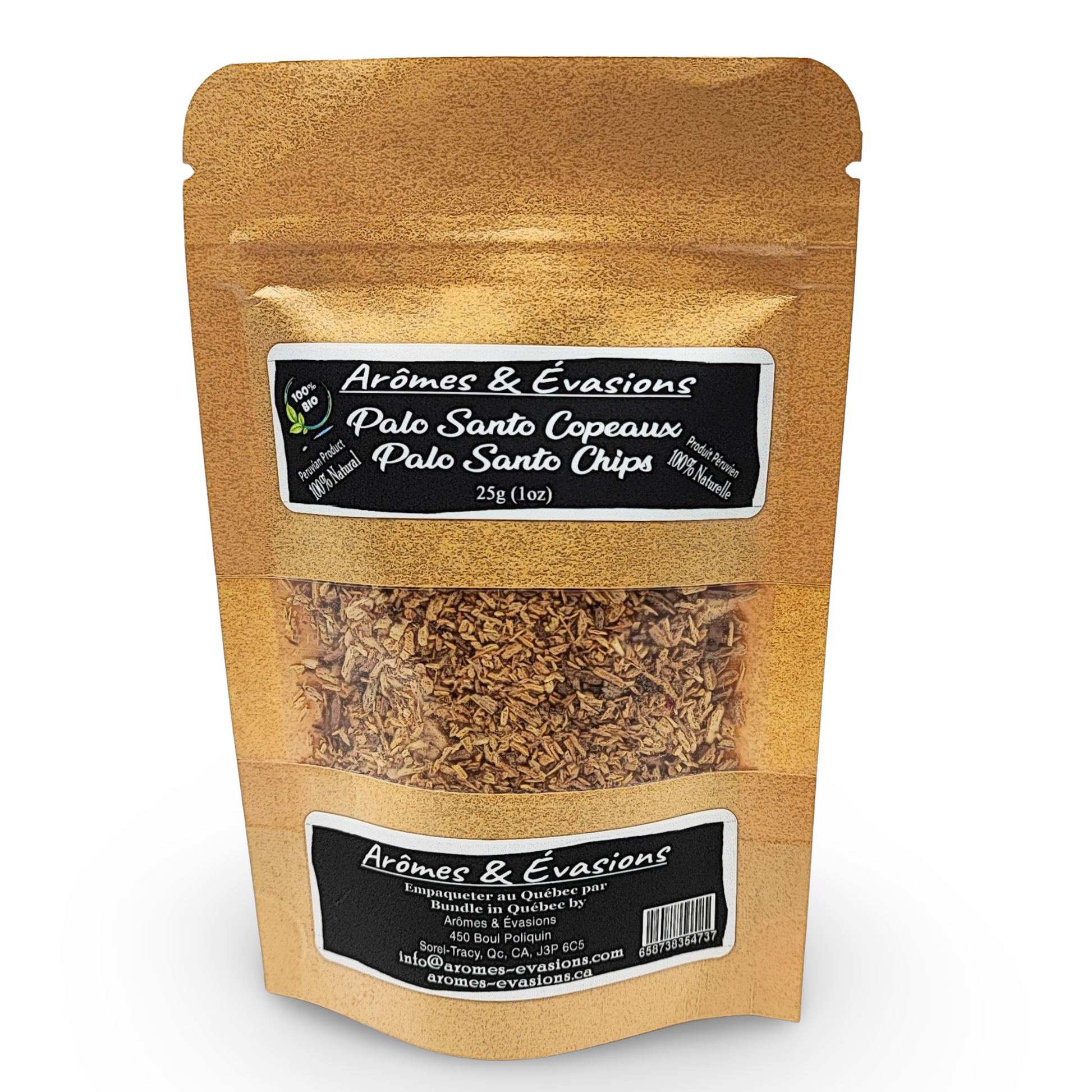 Incense Wood -Palo Santo Chips -Peruvian - Arômes et Évasions