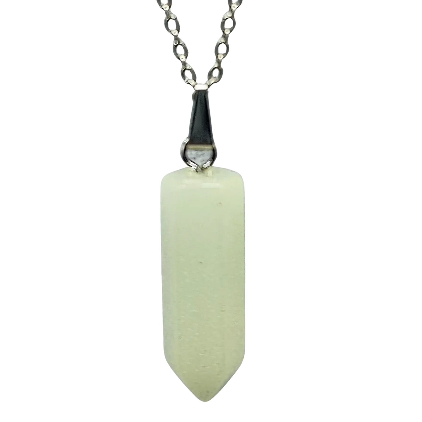 Necklace -Bullet Point -Gemstone Pendant -Fluorescent -Bullet Point -Aromes Evasions 