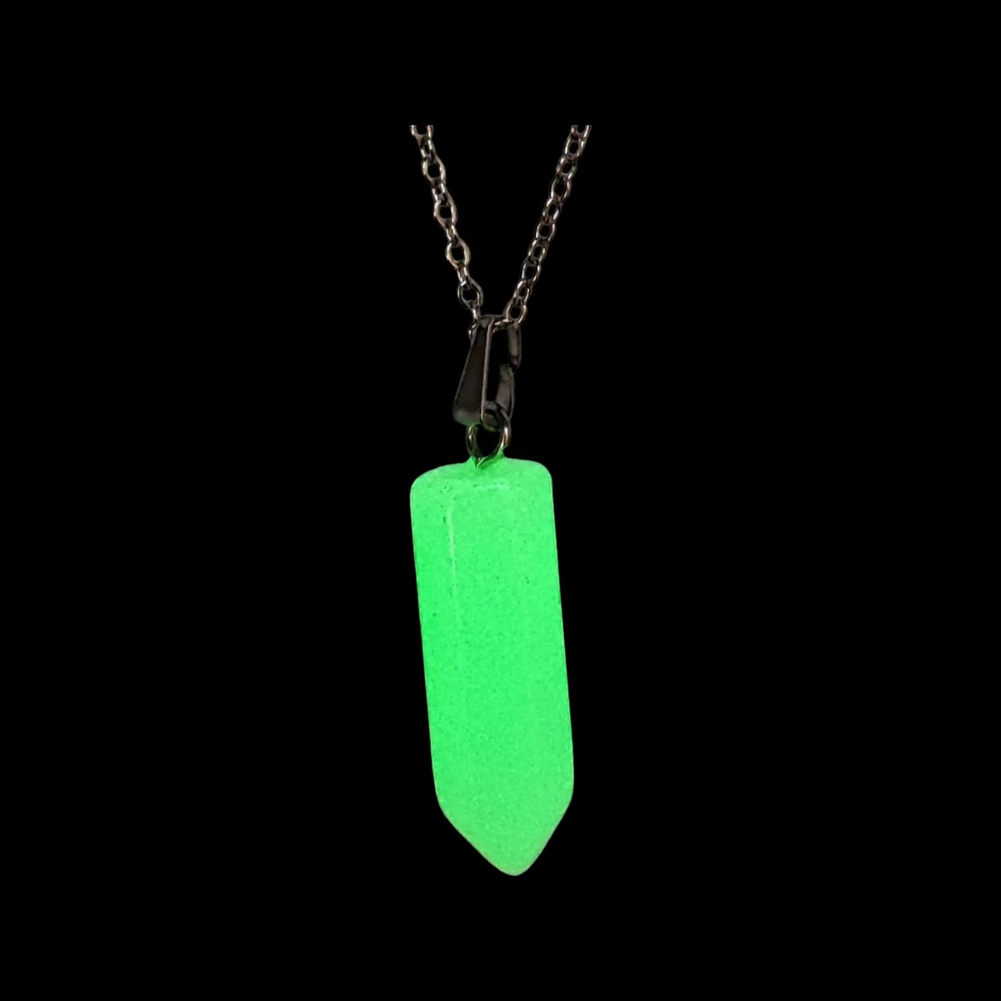 Necklace -Bullet Point -Gemstone Pendant -Fluorescent -Bullet Point -Aromes Evasions 