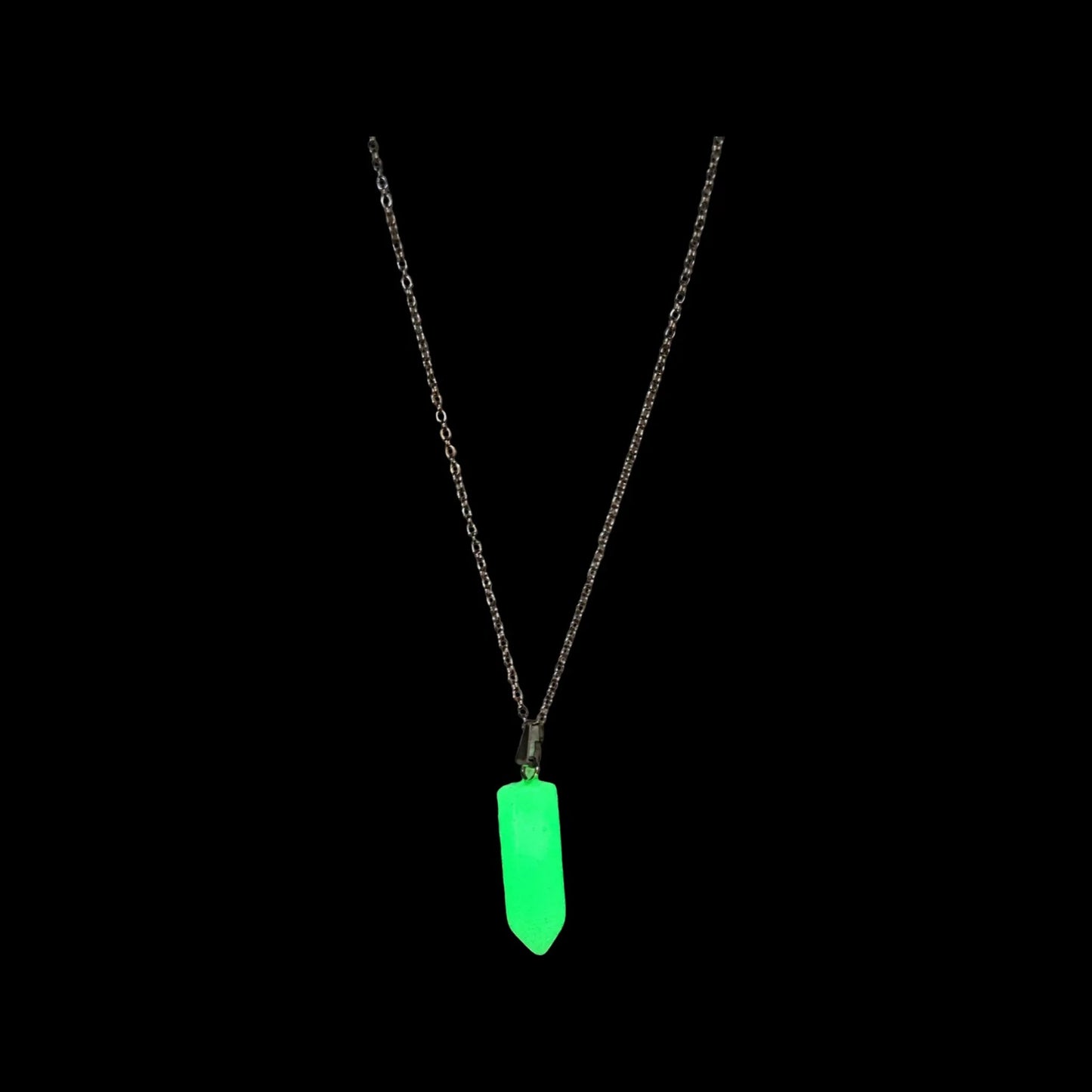 Necklace -Bullet Point -Gemstone Pendant -Fluorescent -Bullet Point -Aromes Evasions 