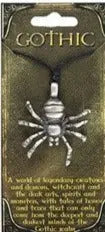 Necklace -Gothic Amulet Charm -Spider -Wicca -Aromes Evasions 