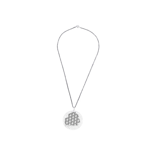 Necklace -Stainless Steel Pendant -Flower of Life -Necklaces -Aromes Evasions 