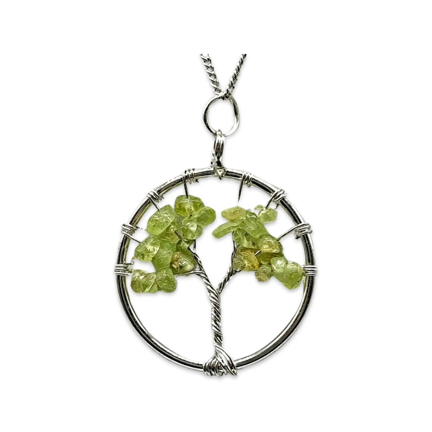 Necklace -Tree of Life -Peridot -Peridot -Aromes Evasions 