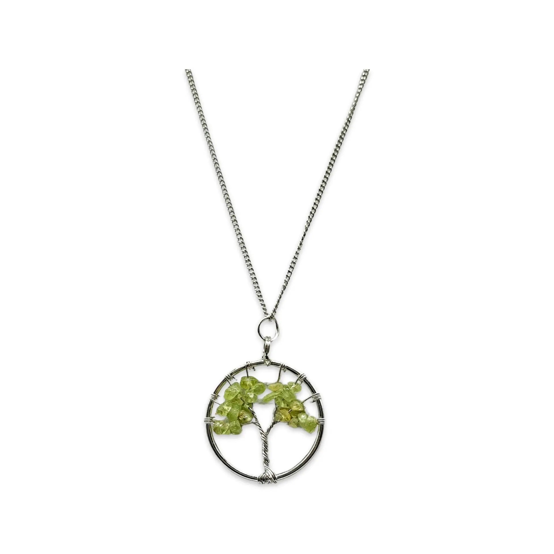 Necklace -Tree of Life -Peridot -Peridot -Aromes Evasions 