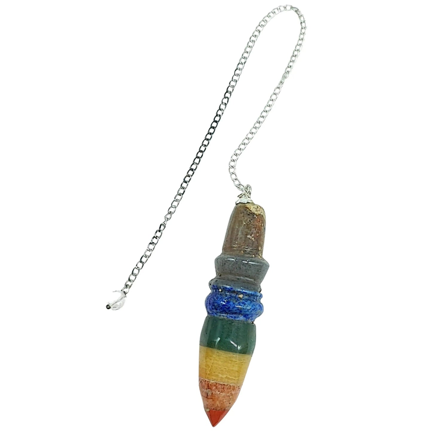 Pendulum -7 Chakras -Long -Pendulum -Aromes Evasions 