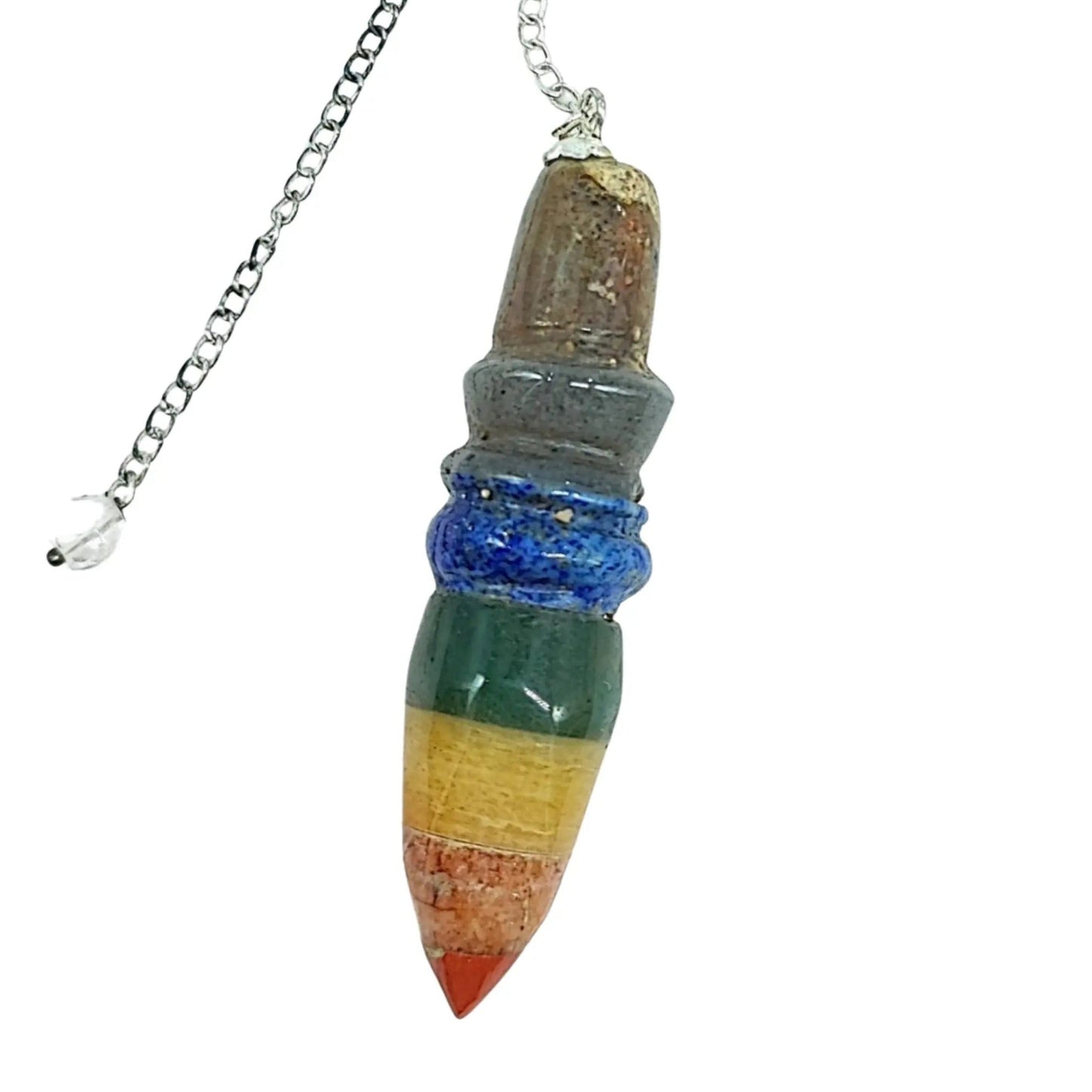 Pendulum -7 Chakras -Long -Pendulum -Aromes Evasions 