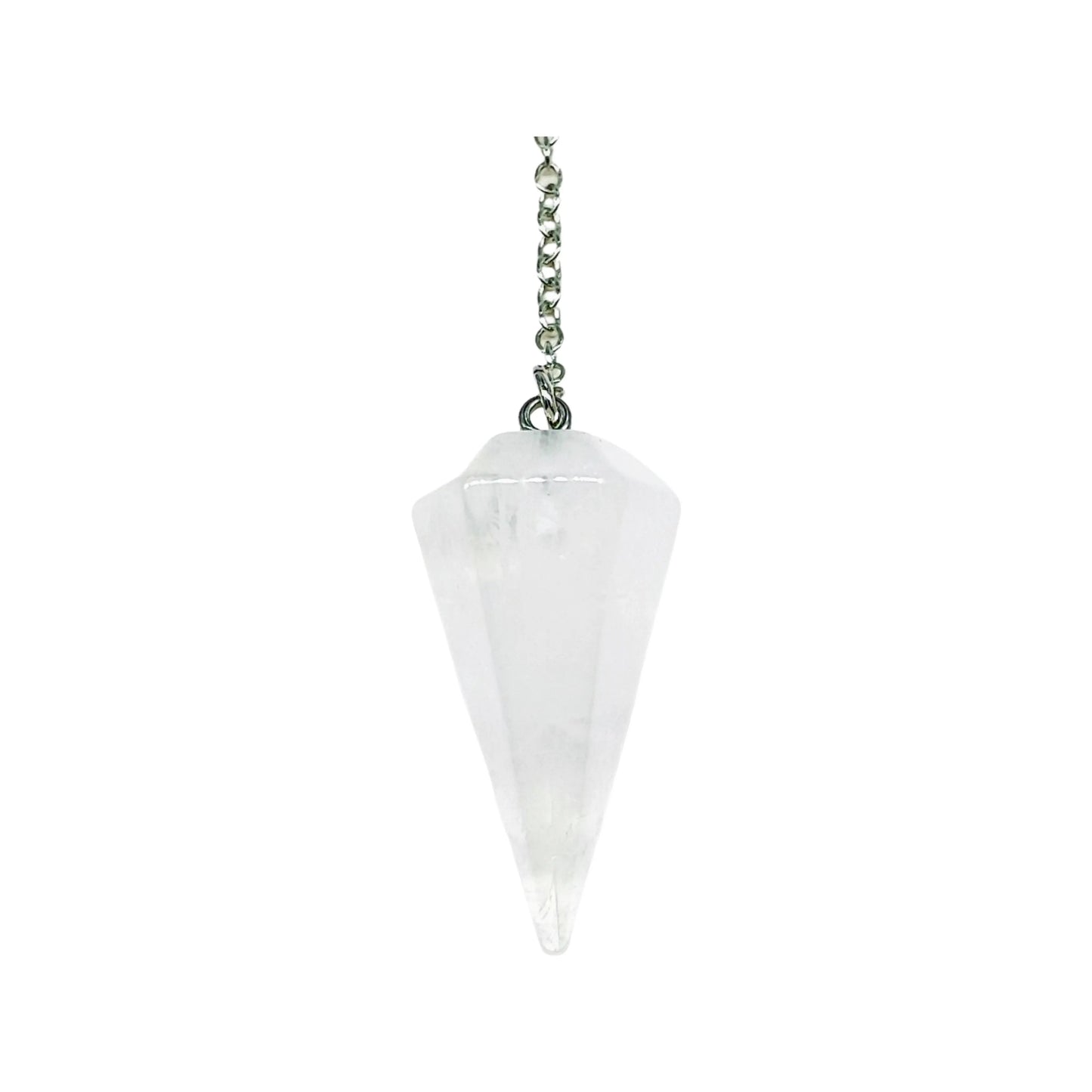 Pendulum -Cone -Natural Quartz -Pendulum -Aromes Evasions 