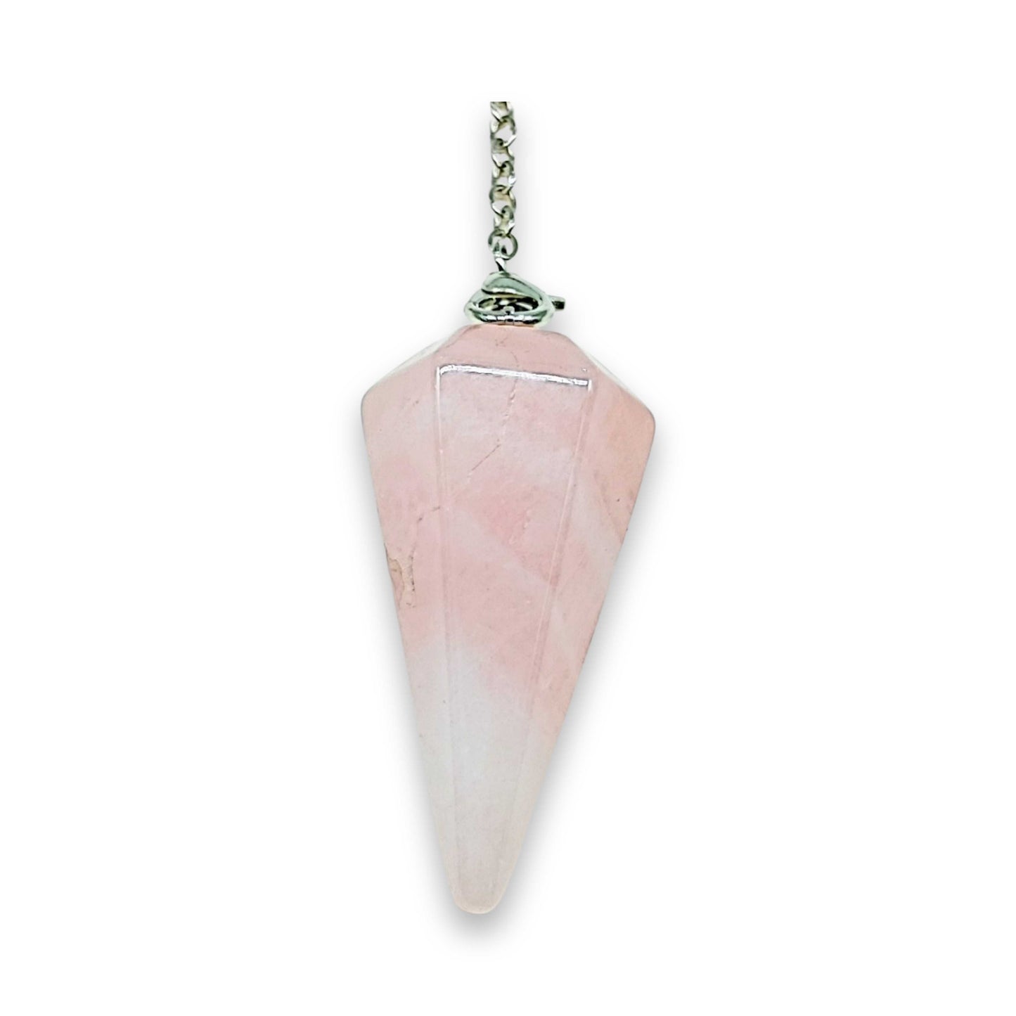 Pendulum -Cone -Rose Quartz -7 Chakras -Pendulum -Aromes Evasions 