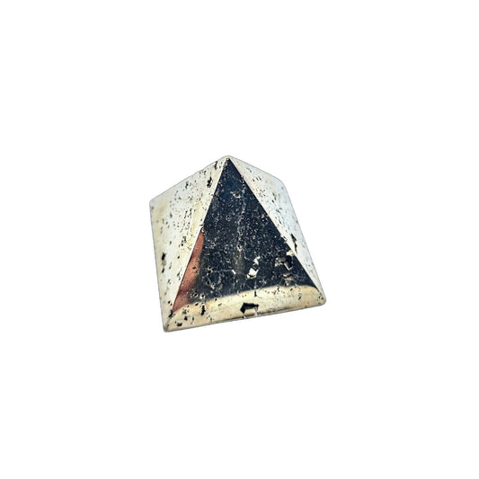 Pyramid -Pyrite Stone -2'' Pyramid Aromes Evasions 