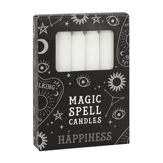 Ritual Candle -Magic Spell -White for Happiness -Ritual Candle -Aromes Evasions 