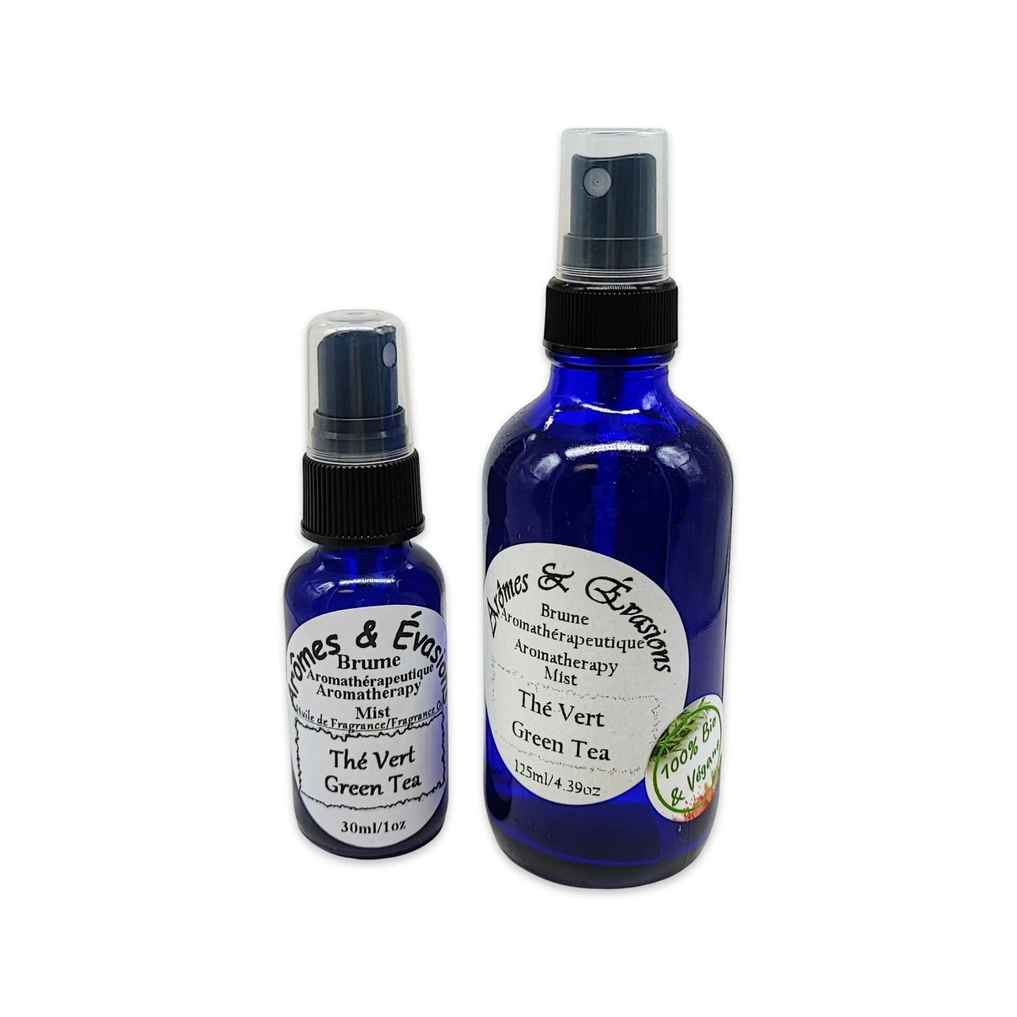 Room & Linen Mists -Green Tea -Herbal Scent -Aromes Evasions 