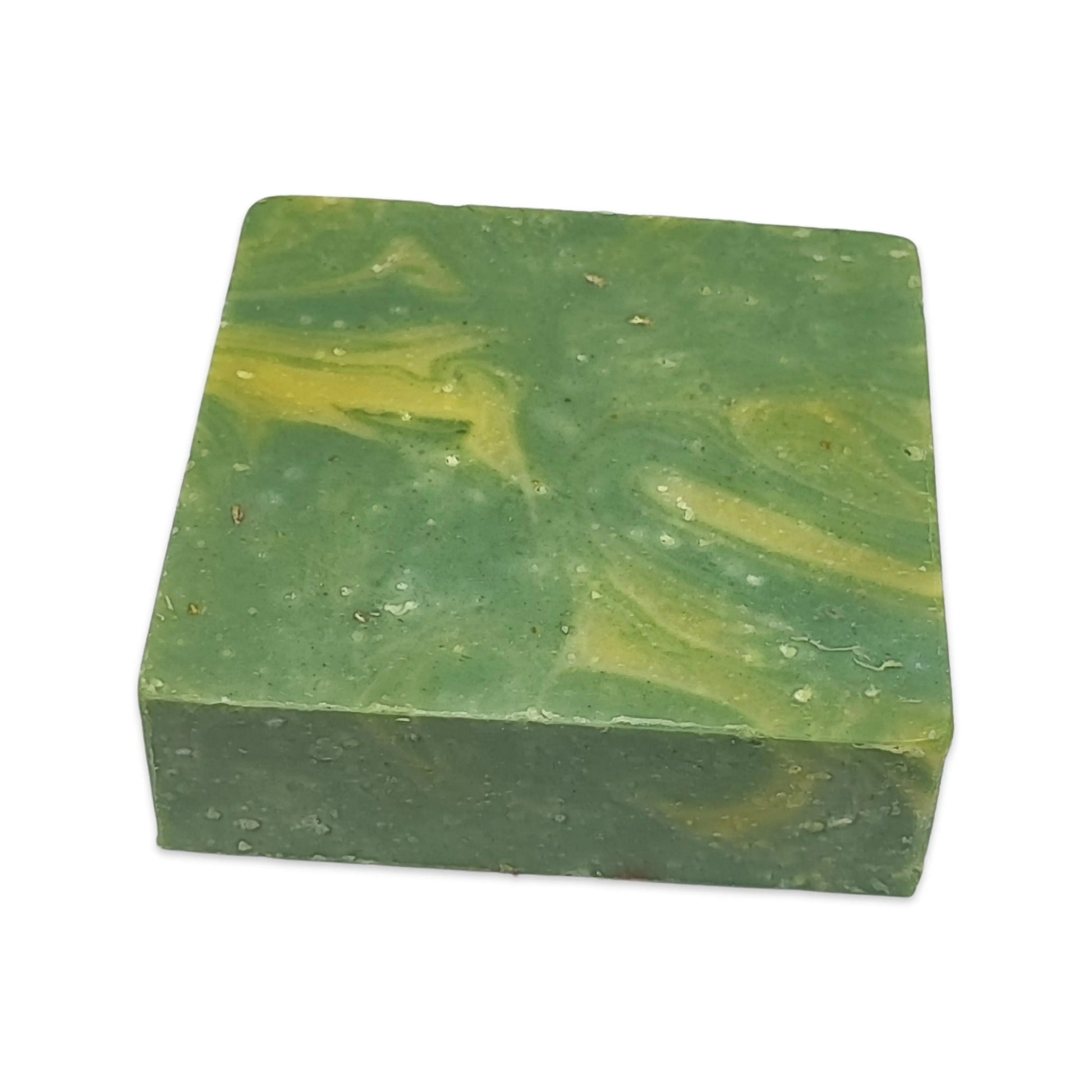 Soap Bar -Cold Process -Spring Rain Scrub -Herbal Scent -Aromes Evasions 