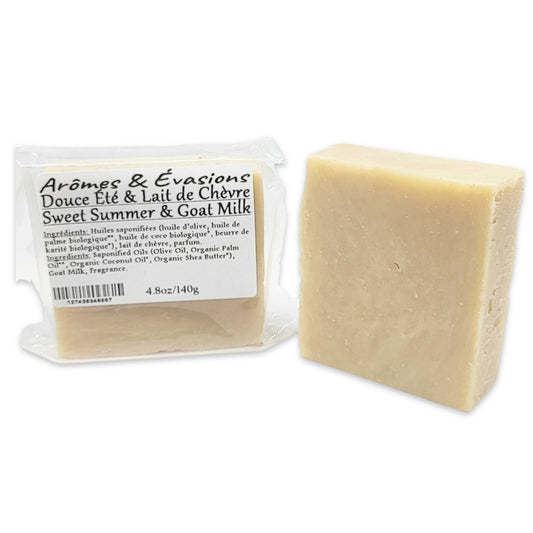 Soap Bar -Cold Process -Sweet Summer & Goat Milk