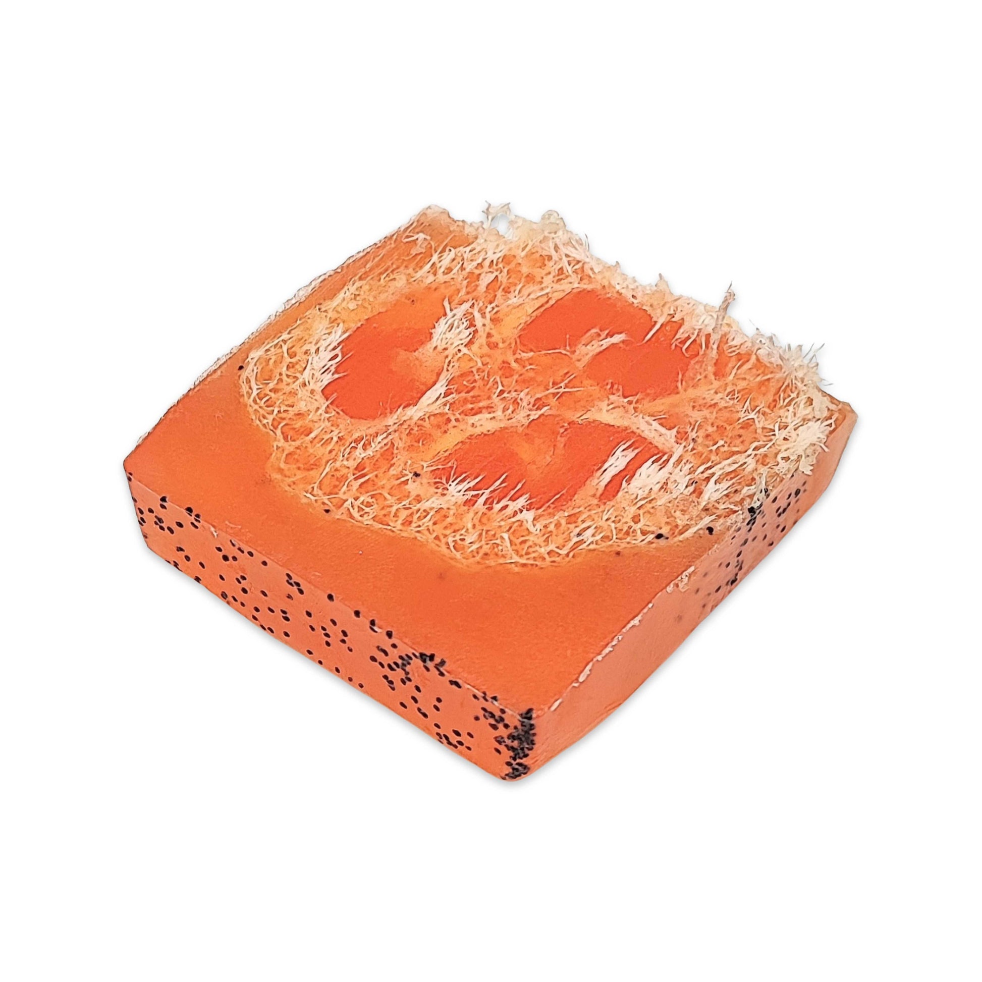 Soap Bar -Loofah Soap -Mango Massage -Fruity Scent -Aromes Evasions 