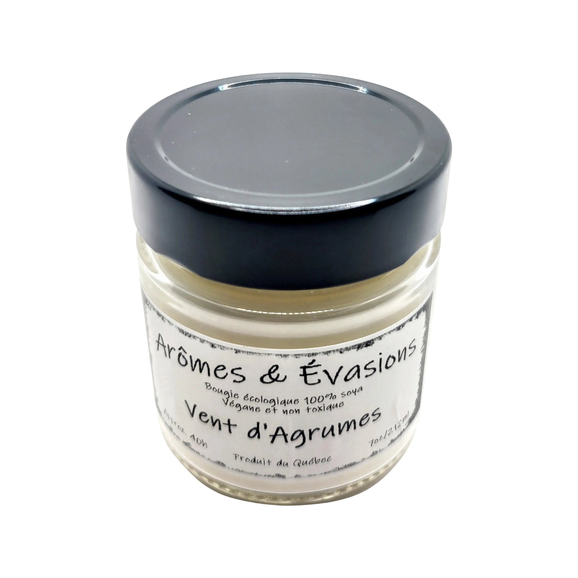 Soy Candle -Citrus Wind -7oz -7oz -Aromes Evasions 