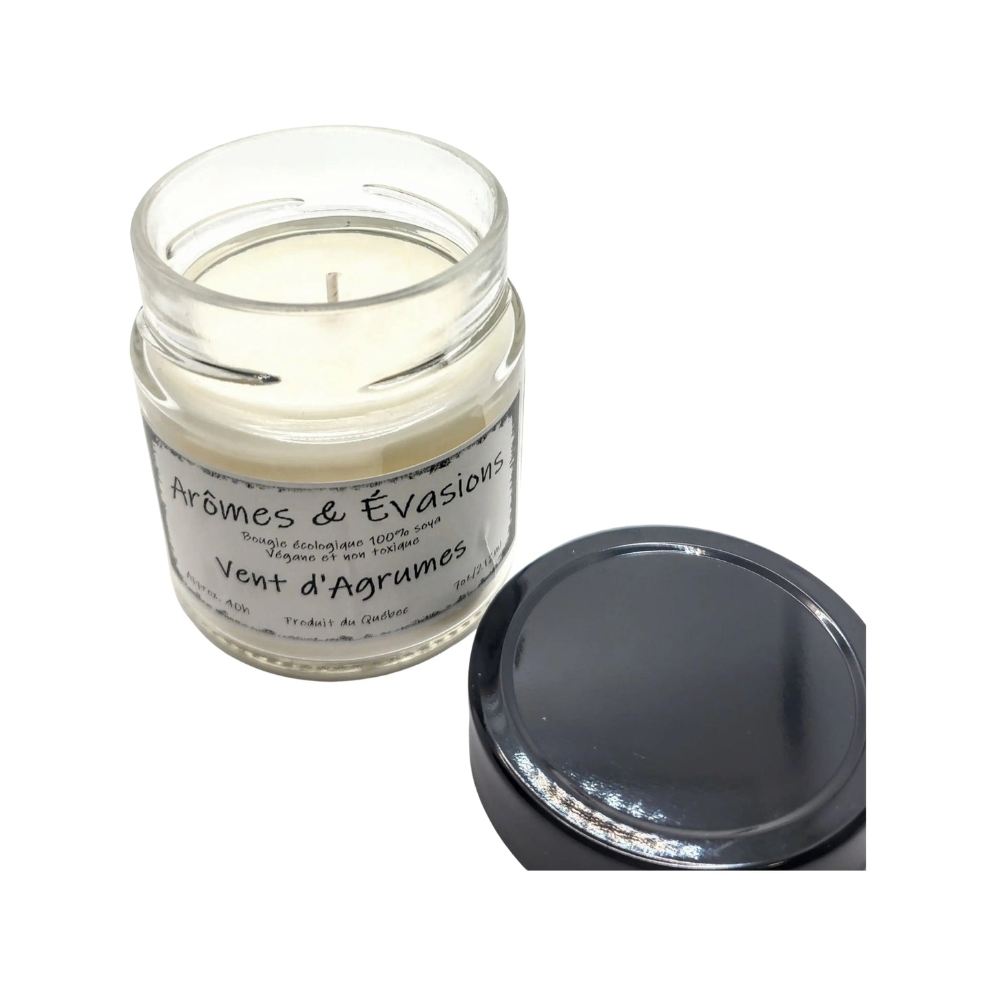 Soy Candle -Citrus Wind -7oz -7oz -Aromes Evasions 