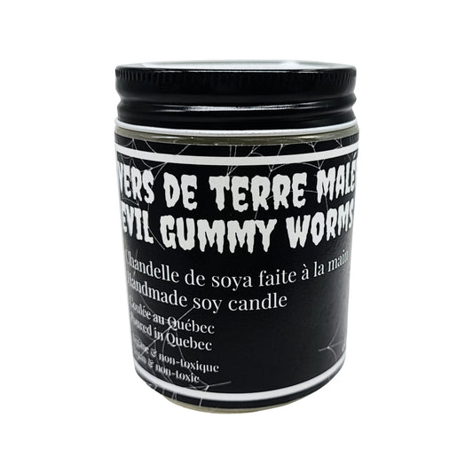 Soy Candle -Evil Gummy Worms -9oz -9oz -Aromes Evasions 