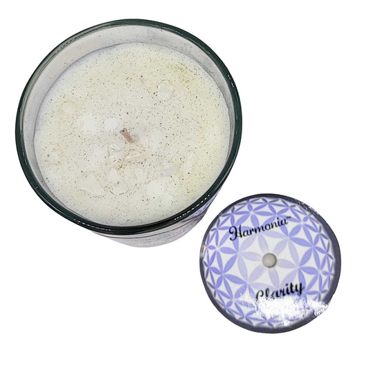 Soy Candle -Harmonia Clarity -Patchouli & Crystal Stone -3oz -3oz -Aromes Evasions 