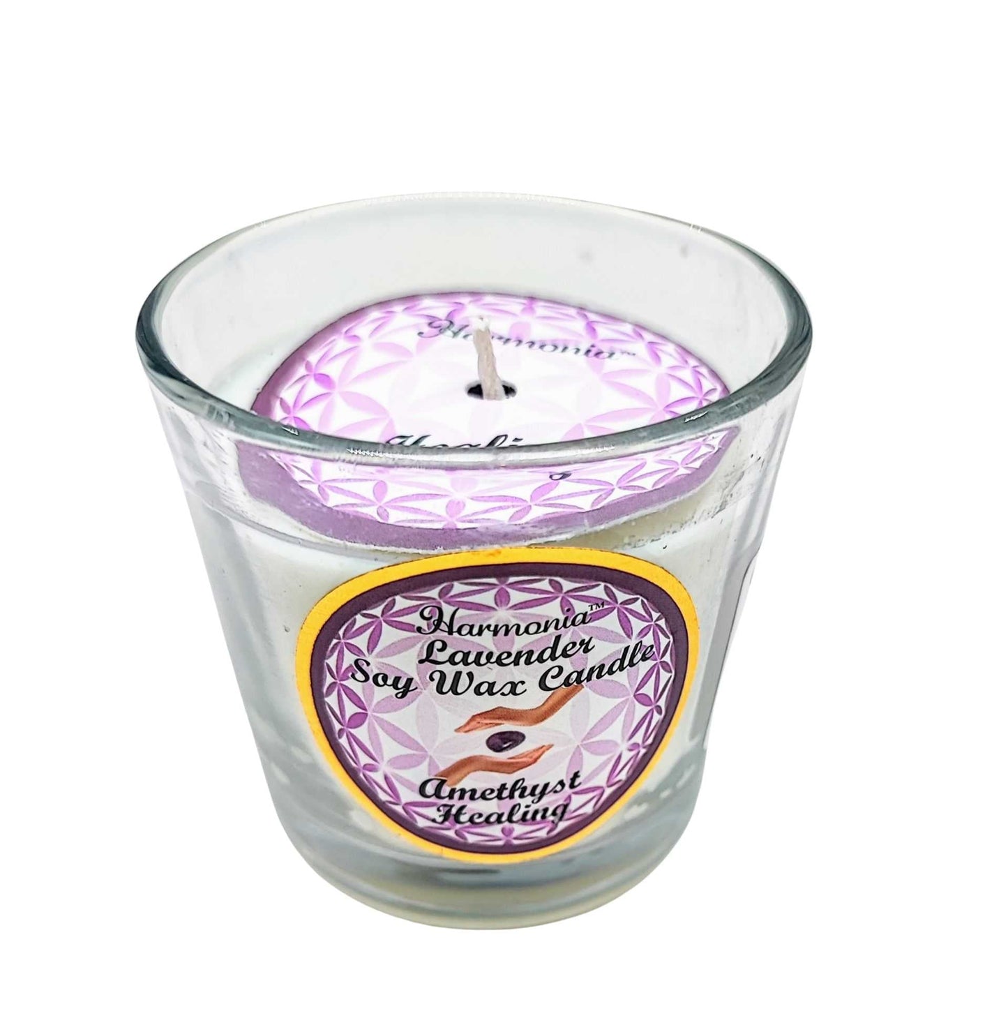 Soy Candle -Harmonia Healing -Lavender & Amethyst -3oz -3oz -Aromes Evasions 
