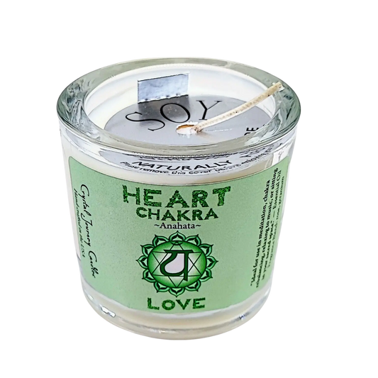 Soy Candle -Heart Chakra -3.5oz -3.5oz -Aromes Evasions 