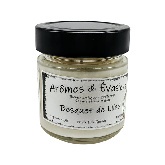 Soy Candle -Lilac Grove -7oz -7oz -Aromes Evasions 