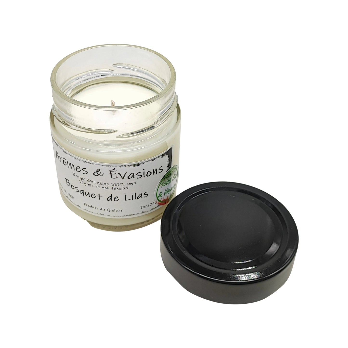 Soy Candle -Lilac Grove -7oz -7oz -Aromes Evasions 