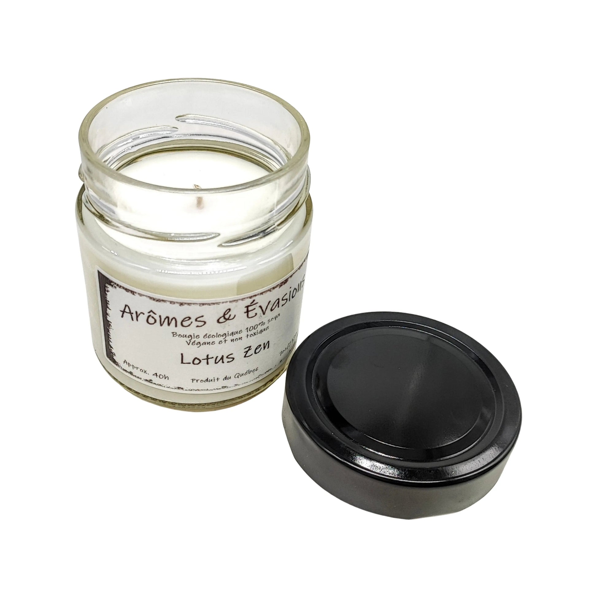 Soy Candle -Lotus Zen -7oz -7oz -Aromes Evasions 