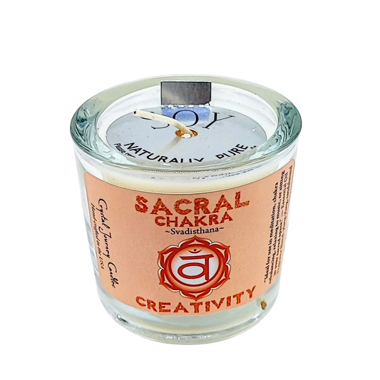 Soy Candle -Sacral Chakra -3.5oz -3.5oz -Aromes Evasions 