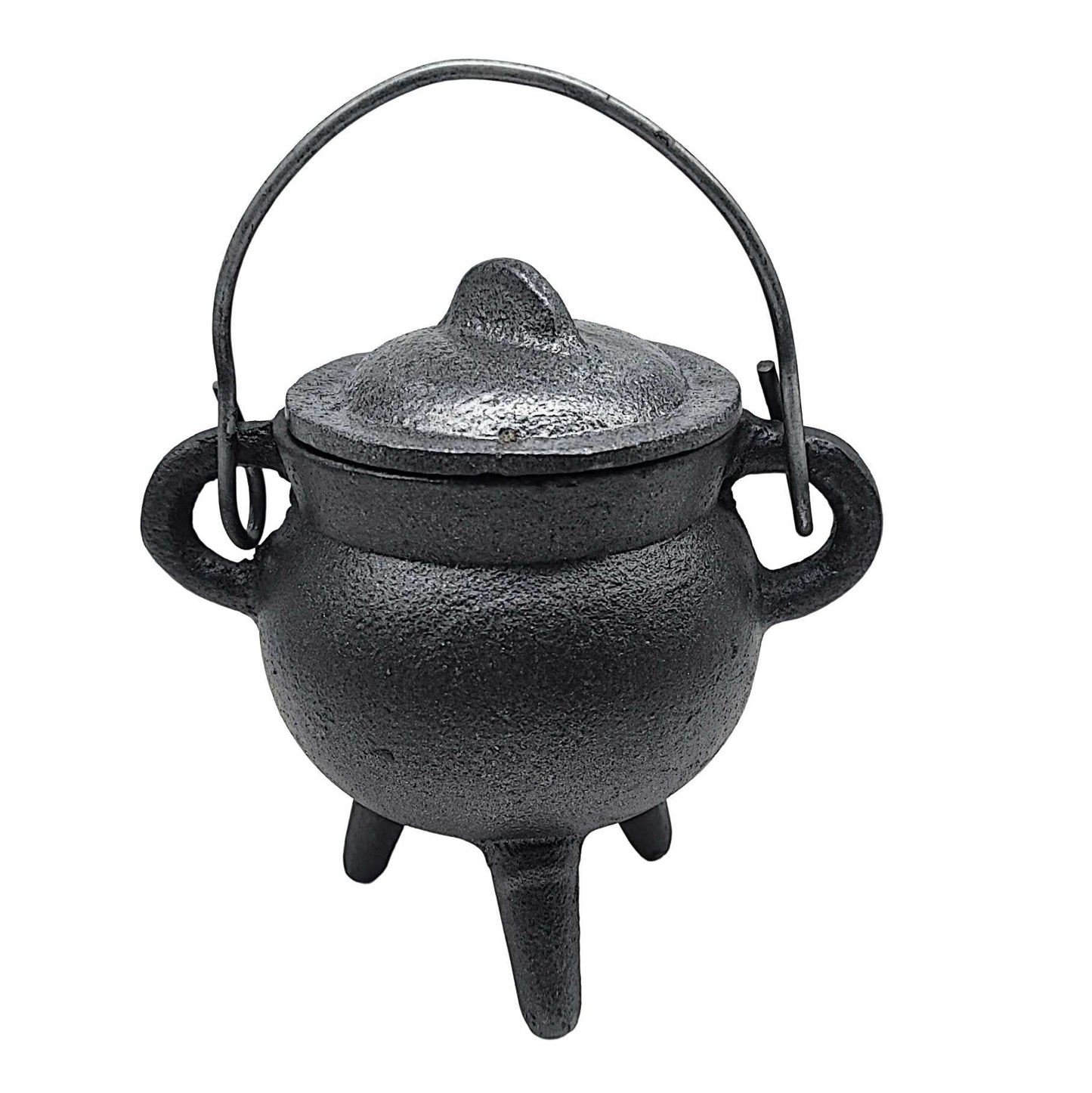 Soy Smudge Candle -White Sage -Filled in 4 inch Cast Iron Cauldron -3.5oz -3.5oz -Aromes Evasions 