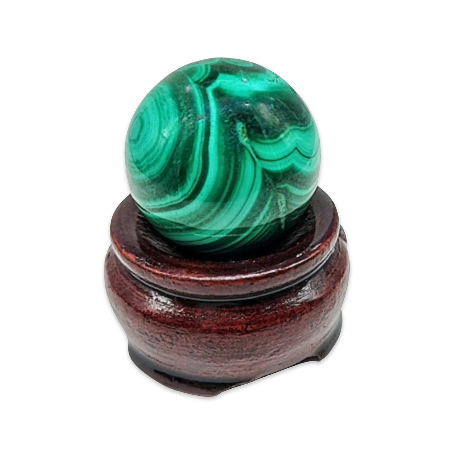 Sphere -Malachite -1" -1" -Aromes Evasions 