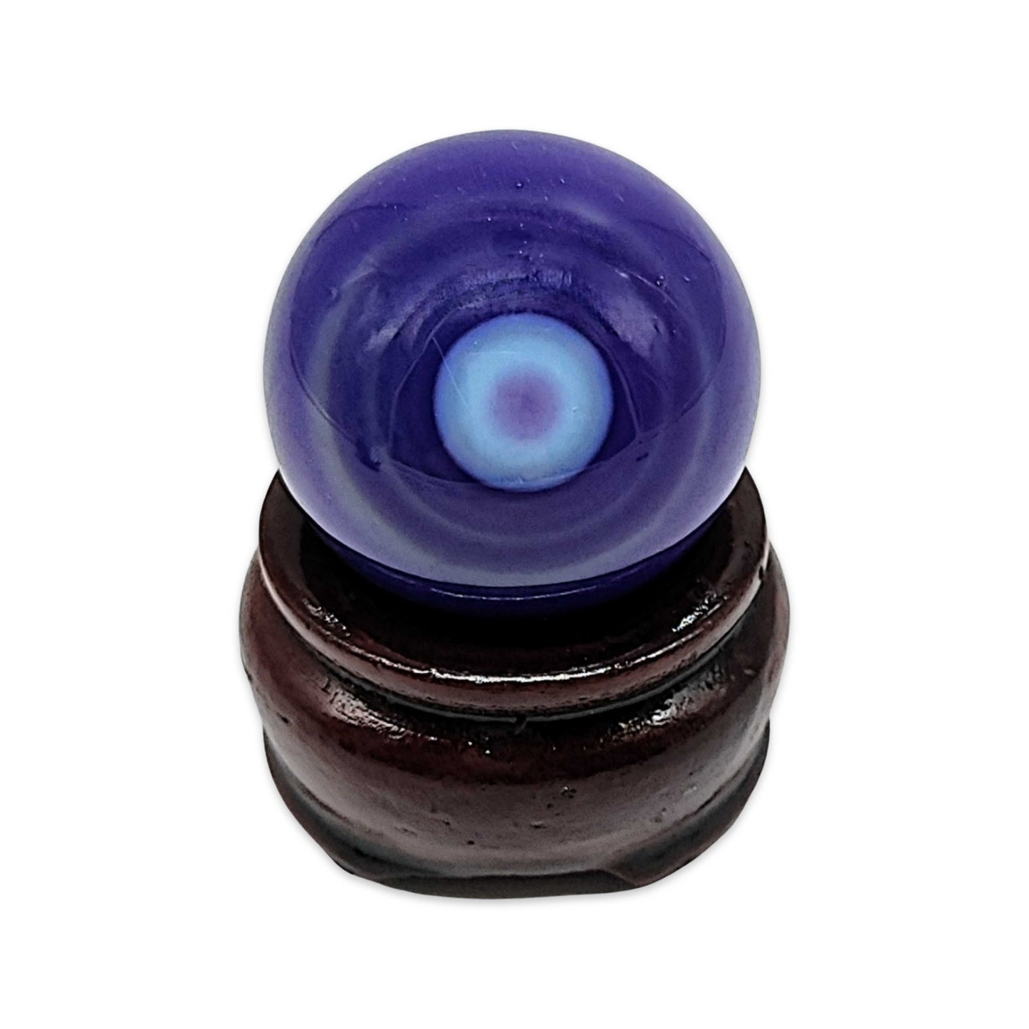 Sphere -Purple Agate -1.5" -1.5" -Aromes Evasions 