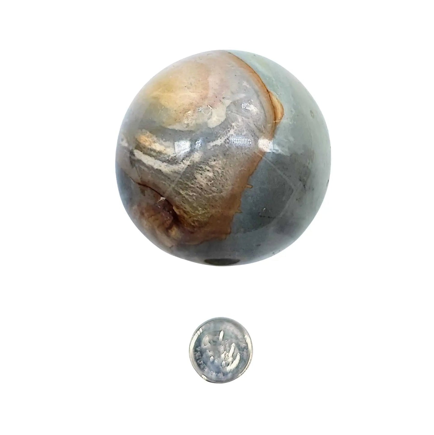 Sphere -Sea Jasper -2" to 2 1/8" -Pierres précieuses -Aromes Evasions 