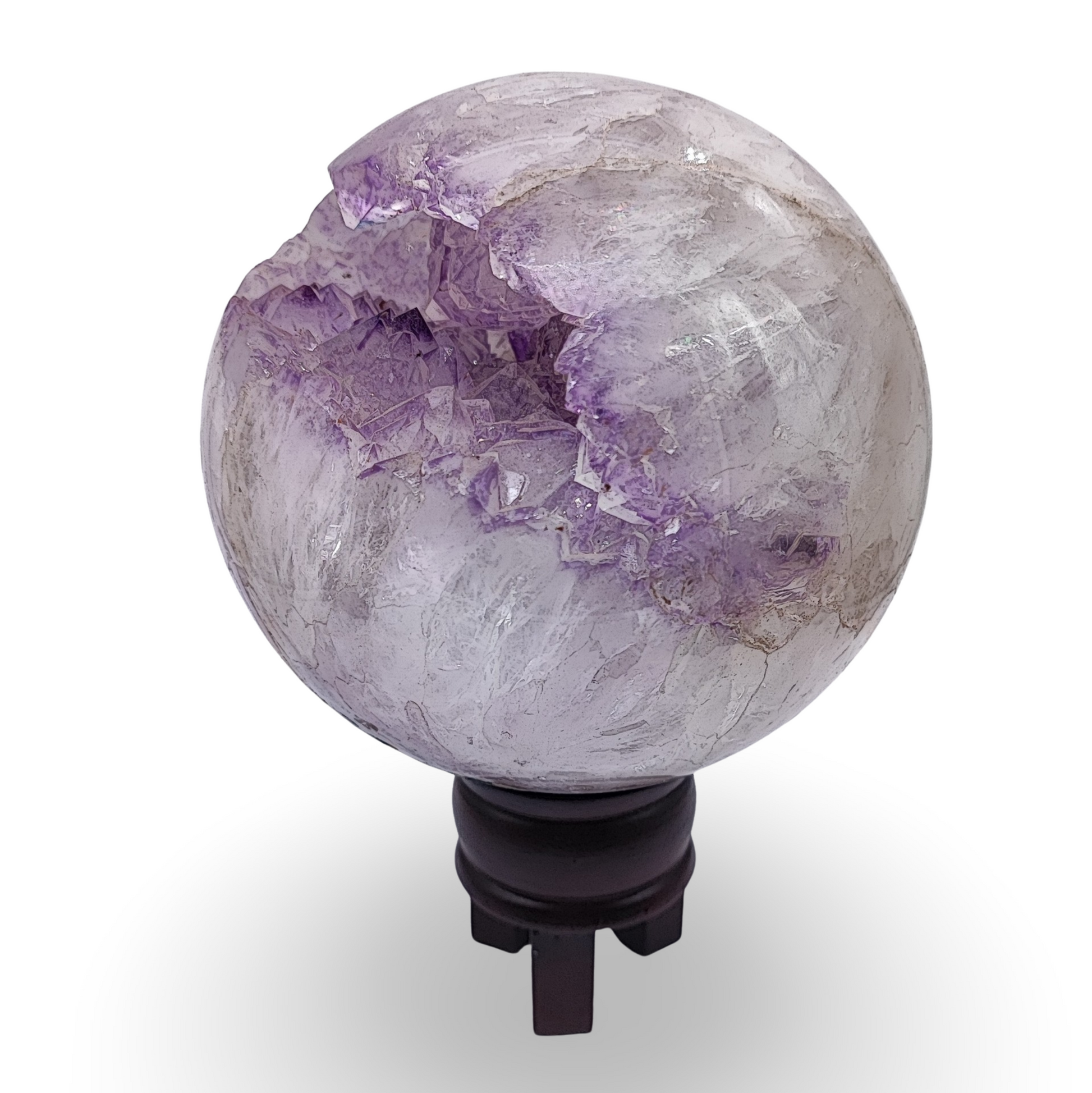 Sphere -Amethyst Druzy -100mm to 120mm - Arômes et Évasions